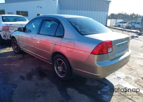 2003 Honda Civic Lx from USA, damaged, VIN 1HGES165X3L000732